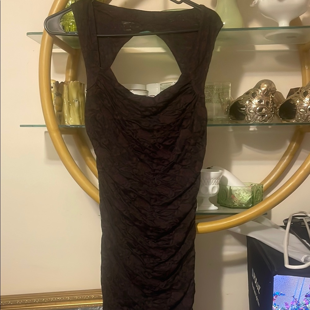 Free People Elegant Black Sleeveless Dress (000442)